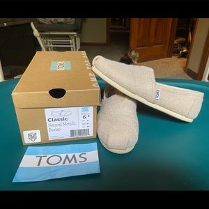 6.5 Classic Natural Metallic Burlap